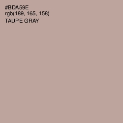 #BDA59E - Taupe Gray Color Image